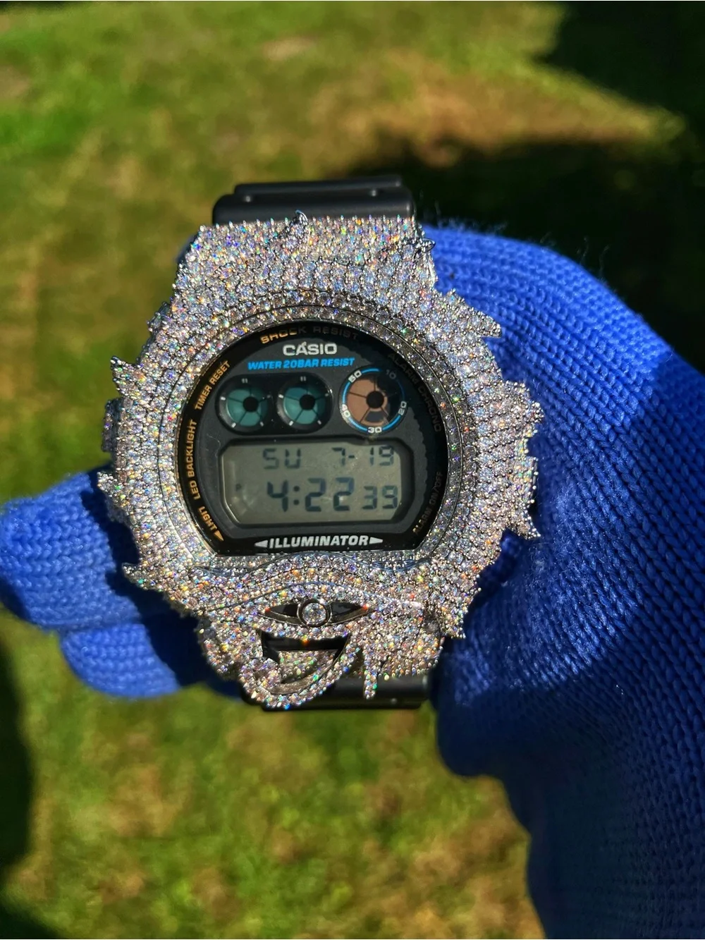 BUSSDOWN Moissanite Custom G Shock Black Colorway